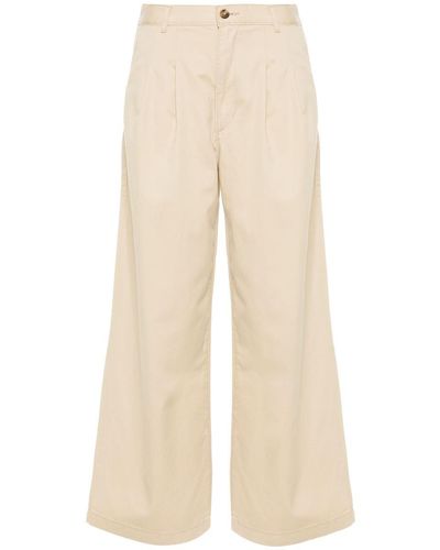 Levi's Pleated Wideleg Trouser Clothing - Natural