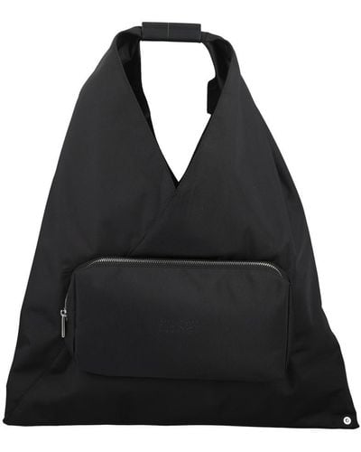 MM6 by Maison Martin Margiela Japanese Classic Medium Bag - Black