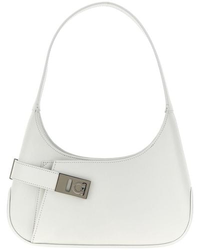 Ferragamo Archive Shoulder Bags - White
