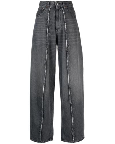 MM6 by Maison Martin Margiela Loose-Fit Jeans - Gray