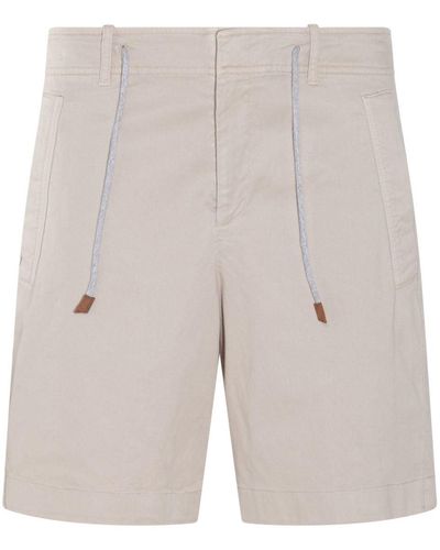 Eleventy Cotton Shorts - Grey