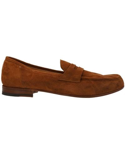 Lidfort 'velvet' Loafers - Brown