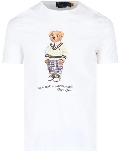 Ralph Lauren Polo Bear Jersey T-shirt - White