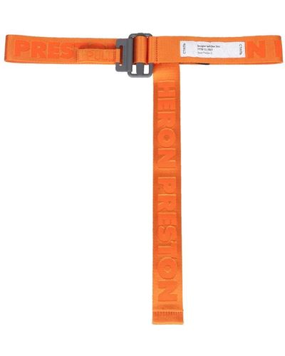 Heron Preston Belts - Orange