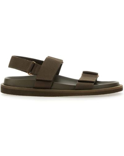 Uma Wang Leather Sandal - Green