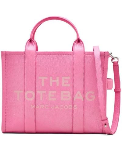 Marc Jacobs The Medium Leather Tote Bag - Pink