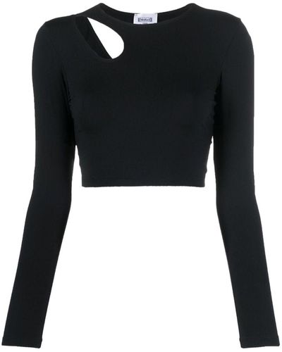 Wolford Warm Up Cut-out Top - Black