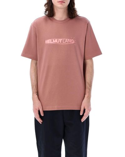 Helmut Lang Logo T-Shirt - Red