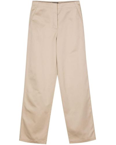 Emporio Armani Cotton Pants - Natural