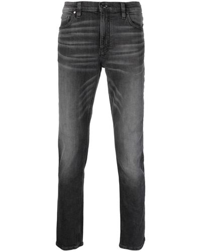 Michael Kors Slim-fit Mid-rise Jeans - Gray