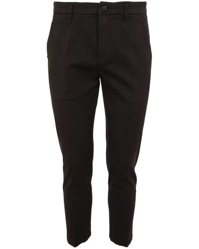Department 5 Prince Chinos Crop Pants Clothing - Black
