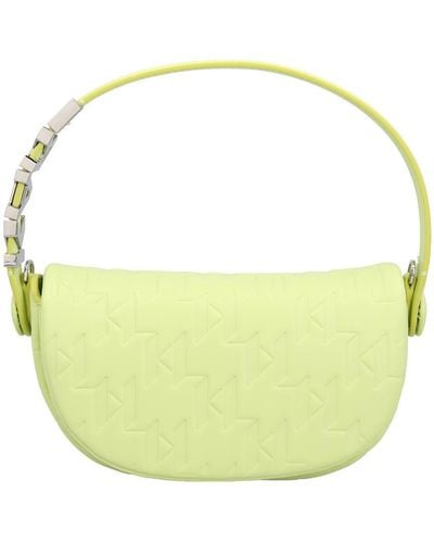 Karl Lagerfeld K/Swing Sm Baguette Handbag - Yellow