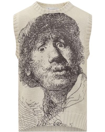 JW Anderson Rembrandt Vest - Grey