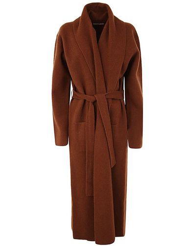 Roberto Collina Boiled Coat Clothing - Brown