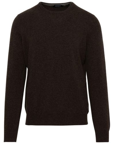 Gran Sasso Brown Cashmere Sweater - Black