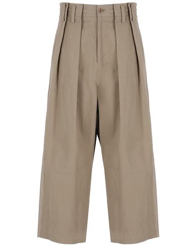 Y's Yohji Yamamoto Trousers Beige - Grey