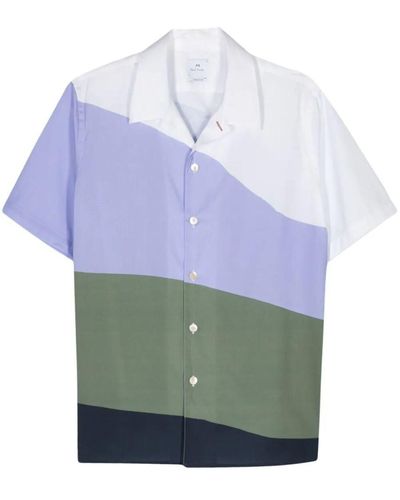 PS by Paul Smith Ss Casual Fit Shirt - Blue