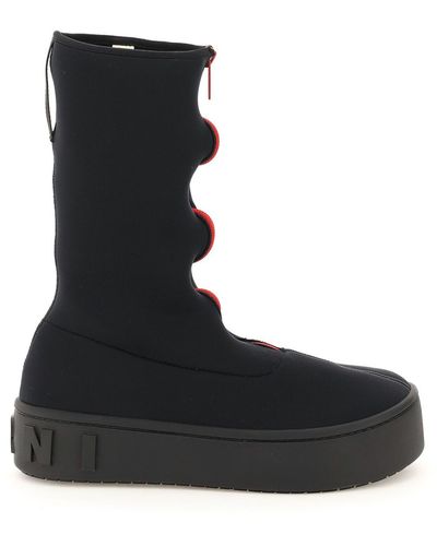 Marni Zipped Boots - Black