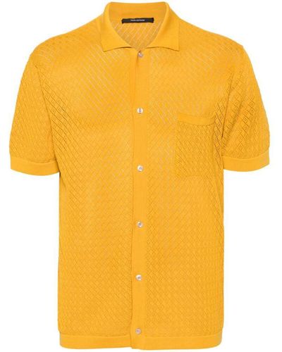 Tagliatore Shirts - Yellow