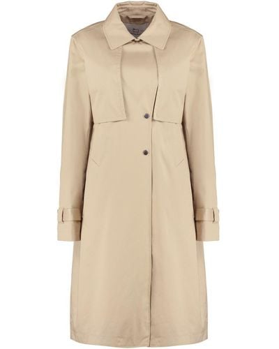 Woolrich Havice Cotton Trench Coat - Natural