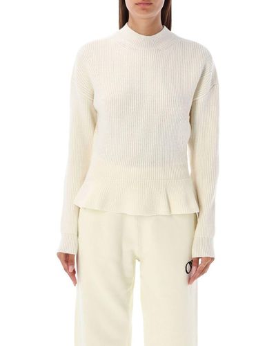Chloé Knitted Ballerina Sweater - White