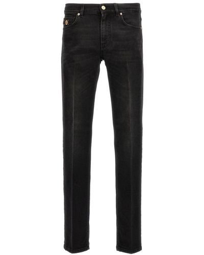 Versace Slim Medusa Biggie Jeans - Black