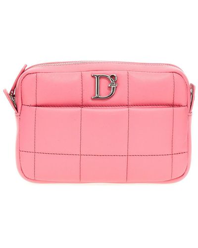 DSquared² D2 Statement Crossbody Bags - Pink