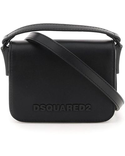 DSquared² Mini Logo Crossbody Bag - Black