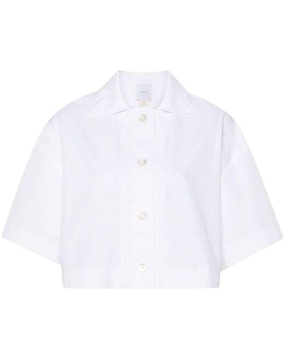 Patou Crop Shirt - White