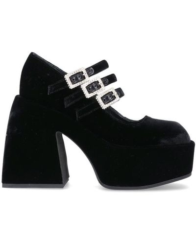 NODALETO 'bulla Marietta' Court Shoes - Black