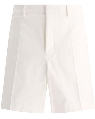 Valentino Shorts With Rubberised V Detail - White