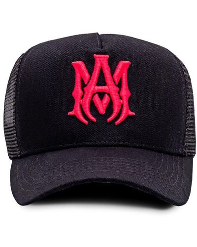 Amiri Hat With Logo - Red