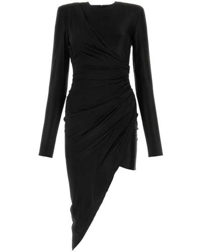 Alexandre Vauthier Stretch Viscose Dress - Black