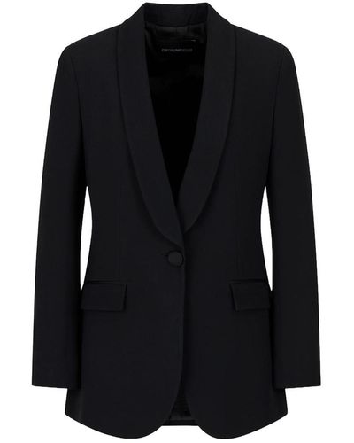 Emporio Armani Jackets - Black