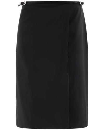 Givenchy "Voyou" Wrap Skirt - Black