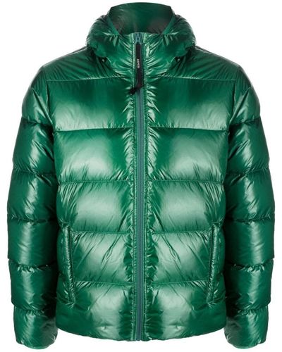Aspesi Padded Feather-down Zip-up Jacket - Green
