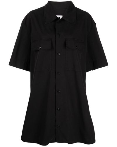 Lemaire Short Sleeve Flared Shirt - Black
