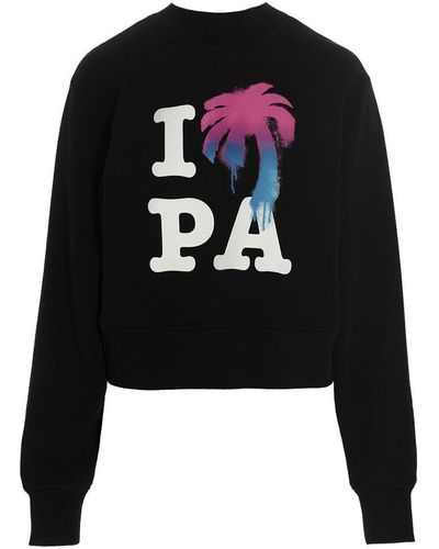 Palm Angels 'I Love Pa’ Sweatshirt - Black