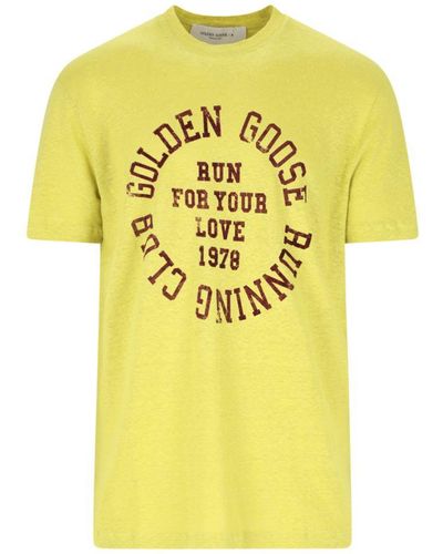 Golden Goose T-Shirts And Polos - Yellow