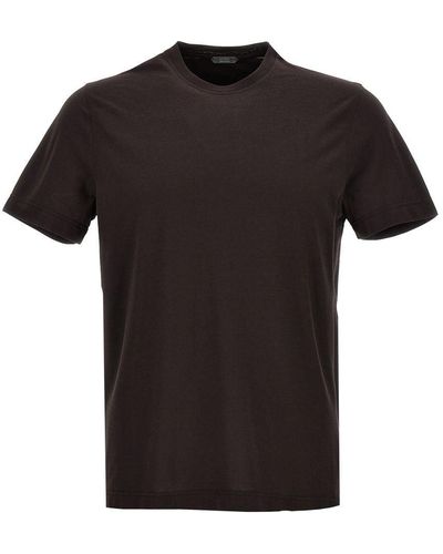 Zanone Ice Cotton T-Shirt - Black