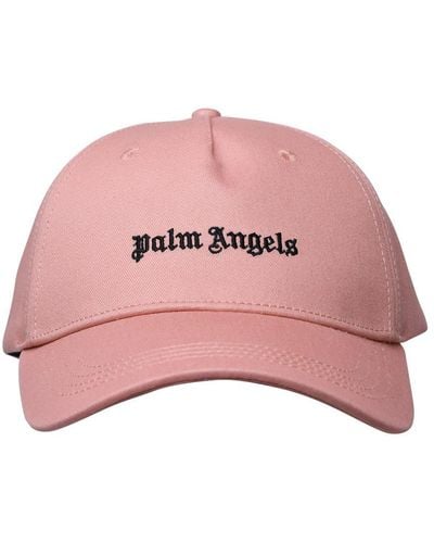 Palm Angels Pink Cotton Hat