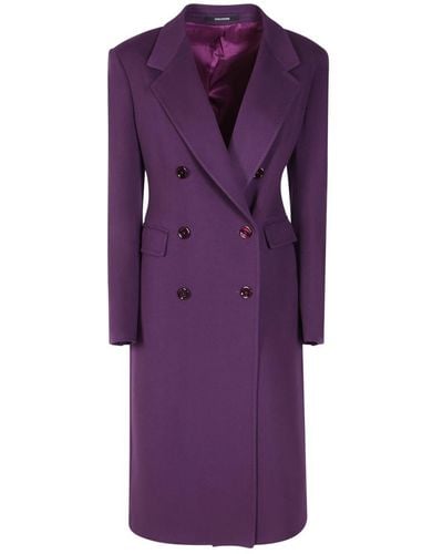Tagliatore Coats - Purple