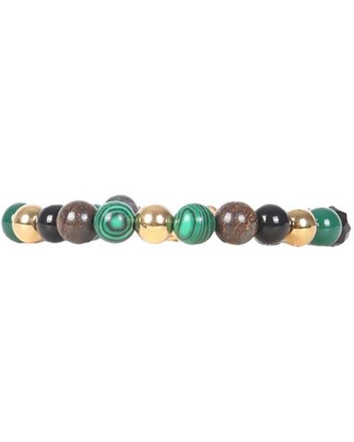 Northskull Bracelet With Multicolored Gems And Beads With Arrow Unisex - Multicolour