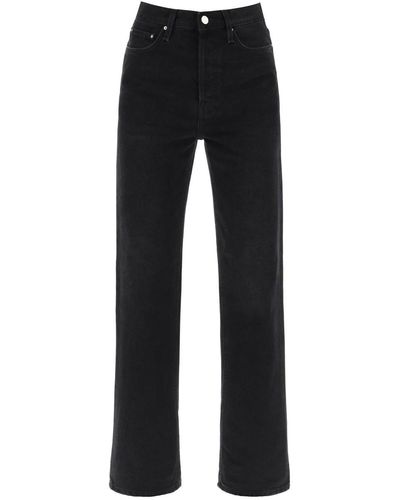Totême Organic Denim Classic Cut Jeans - Black
