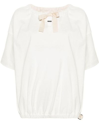Jil Sander Bow Detail Sweatshirt - White