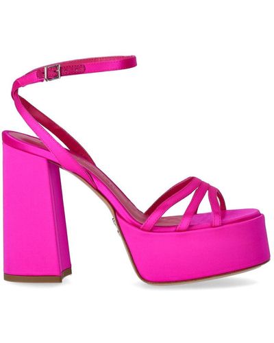 Sergio Levantesi Vanilla Fuchsia Heeled Sandal - Pink