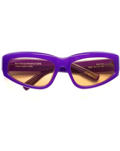 Retrosuperfuture Motore Hentai Sunglasses - Purple