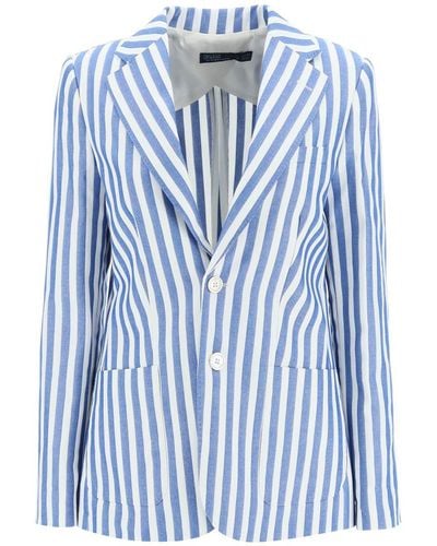 Polo Ralph Lauren Striped Blazer - Blue