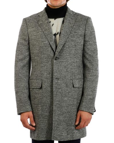 Tonello Gray Wool Coat