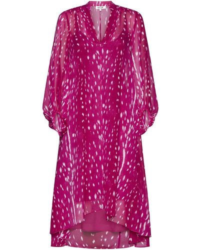 Diane von Furstenberg Ileana Print Dress - Pink